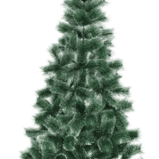 Ель новогодняя искусственная "Пушистая" 210 см, с инеем и шишками, зеленая, ЗОЛОТАЯ СКАЗКА, 592046