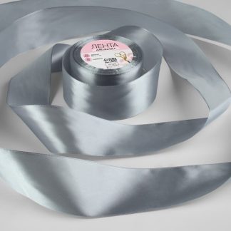 Лента атласная №59 50мм*25+/-1ярд(23м+/-1м)пепельная АУ 5052166