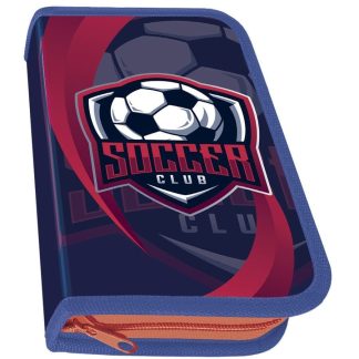 Пенал 1 секц. больш. с откидн. планк печать на ткани ПО-41 SOCCER