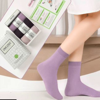 Носки женские в коробке, духи в подарок, DMOZBS OB-001