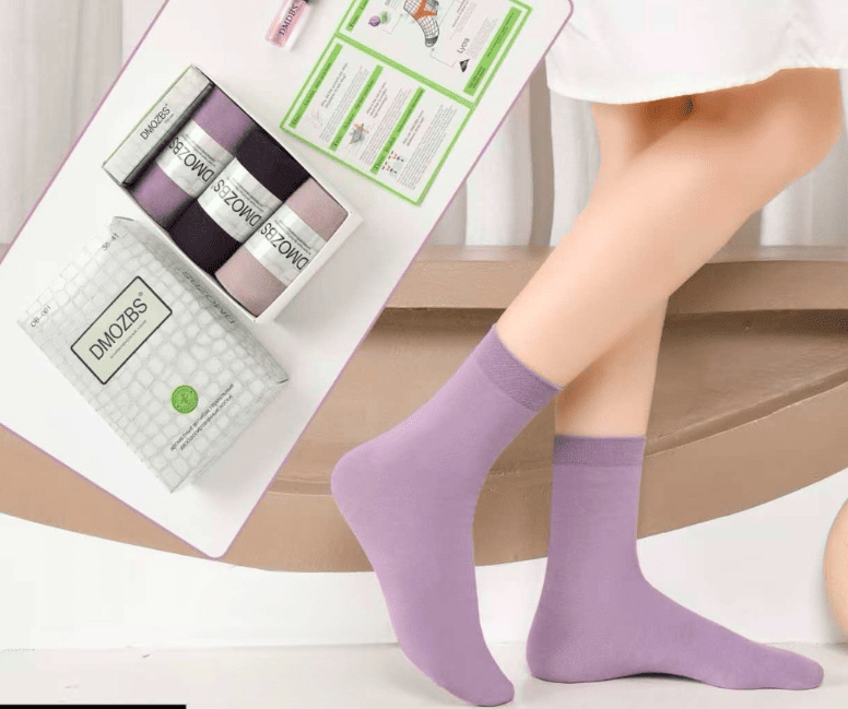 Носки женские в коробке, духи в подарок, DMOZBS OB-001