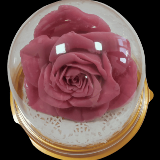 Мыло ручной работы Роза в куполе