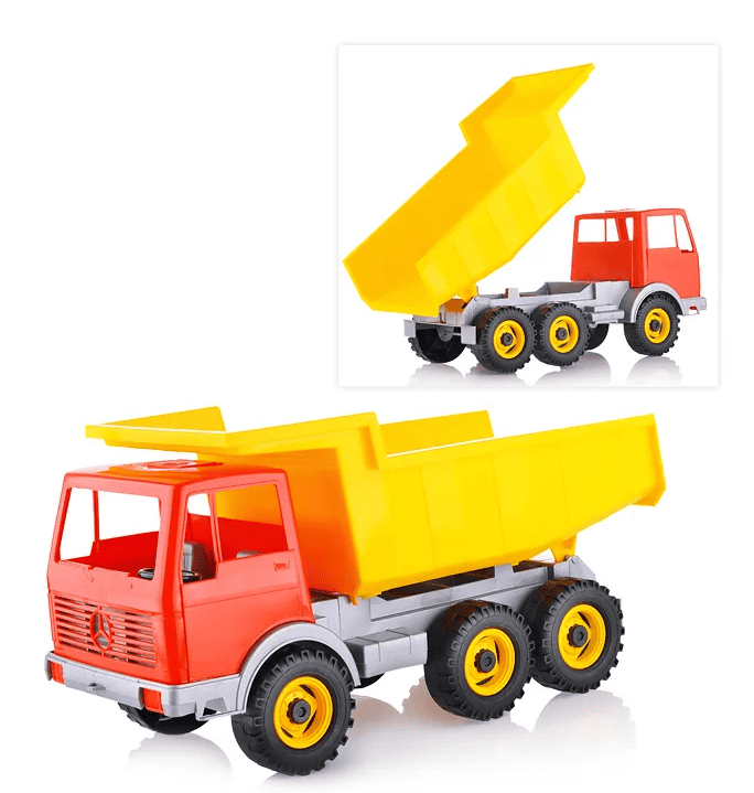 57062 Самосвал "Мерседес" 3-х осн. 41см "Лена" 08810С, шт