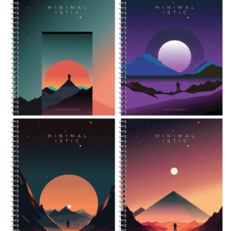 Тетрадь 96л., А5, клетка на гребне BG "Minimalistic", глянцевая ламинация, тиснение фольгой, твердая