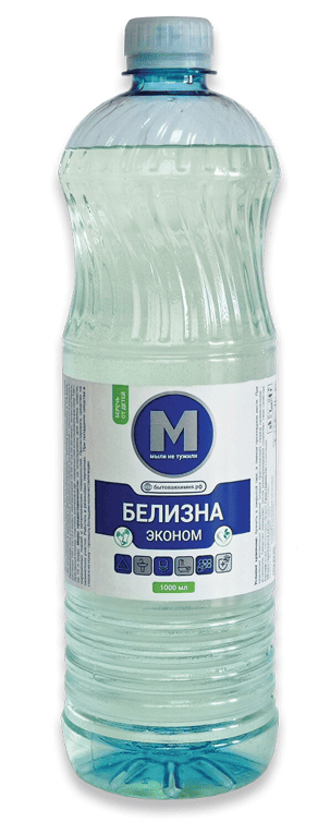 Средство для отбеливания, дезинфекции и уборки 1л Белизна, жидкость, ш/к 40651