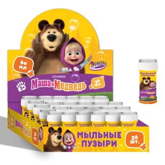 Мыльные пузыри 60мл «Маша и Медведь» 01086-60ЭД