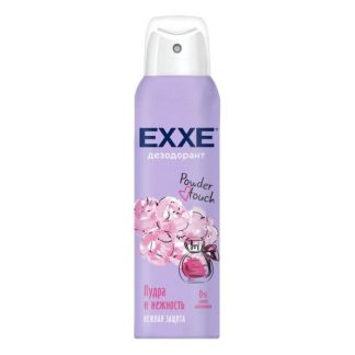 EXXE, Дезодорант женский антиперс. (спрей) Пудра и нежность Powder touch, 150 мл,С0007396 (Арвитекс)