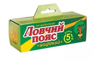 Ловчий пояс д/деревьев Лента 5м (ширина 13см) От мух, тли, мошки, гусениц, муравьев Ваше Хозяйство