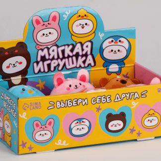 Мягкая игрушка "Вместе веселее", МИКС   9871022, шт