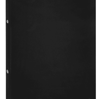 Папка на 2 кольцах А4 BRAUBERG UNIVERSAL, 25 мм, черная, до 170 листов, 0,5 мм, 273031, шт