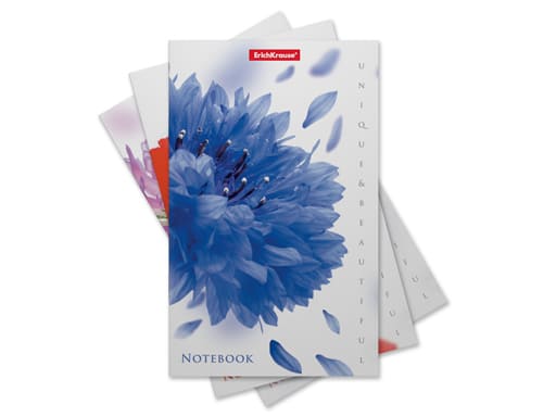 Записная книга на скобе ErichKrause® Uniqueamp;Beautiful, 112х181 мм, 32 листа, в точку