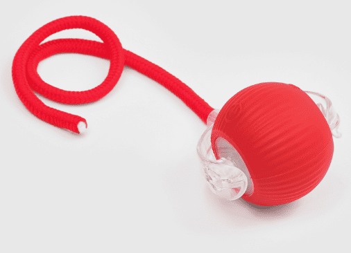 Интерактивная игрушка для кошек "Убегающий хвост", красная 10886387