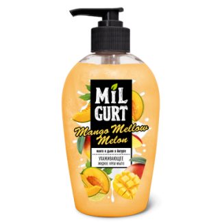 Жидкое крем-мыло "MILGURT" манго и дыня в йогурте, 280 г