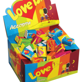 Жевательная резинка LOVE IS ассорти вкусов, 4,2 г