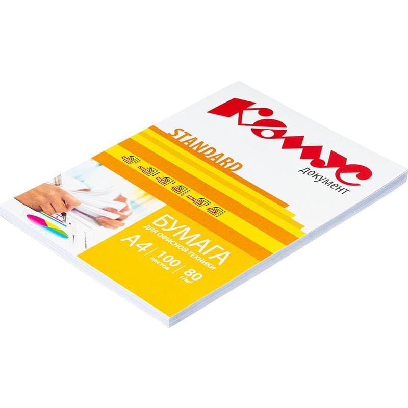 Бумага для офисной техники Комус Документ Standard (A4, марка C, 80 г/кв.м, 100 листов)