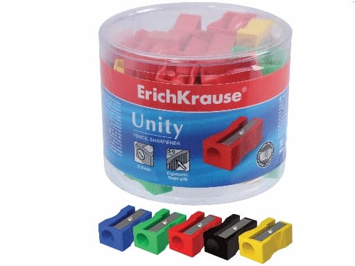 Пластиковая точилка ErichKrause® UNITY на одно отверстие 38012