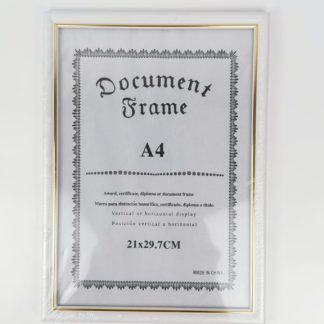 Рамка для сертификатов А4,  пластик, арт. HZ041913, шт