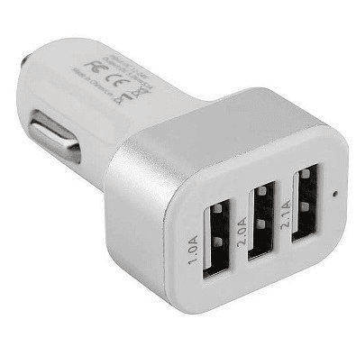 Блок питания автомобильный 12V - 5V (1A, 2A, 2,1A) 3xUSB