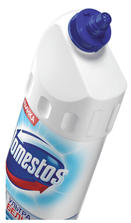 Средство для уборки туалета 1л DOMESTOS (Доместос) "Эксперт сила 7", "Ультра Белый", ш/к15875