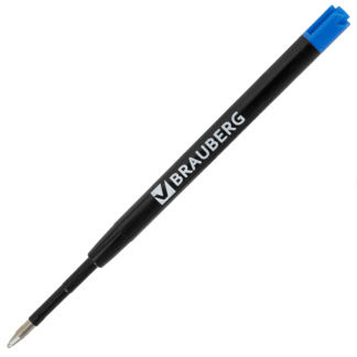 Стержень шариковый масляный BRAUBERG, СИНИЙ, тип PARKER, 98мм, пластик. корпус, линия 0,5мм, 170348