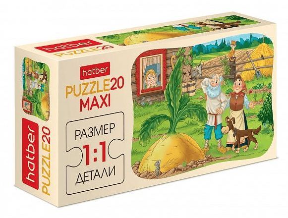 Макси-пазлы 20эл. А5 20ПЗ5_18429 Репка (057495)