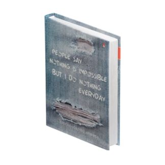 БЛОКНОТ-ПРЕСТИЖ А6. 160 Л. "ДЖИНС NEW"