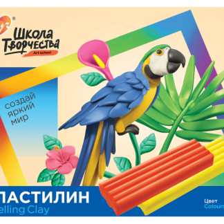 Пластилин классический ЛУЧ "Школа творчества",  21цв., 420г, стек, картонная упаковка, 29С 1765-08,