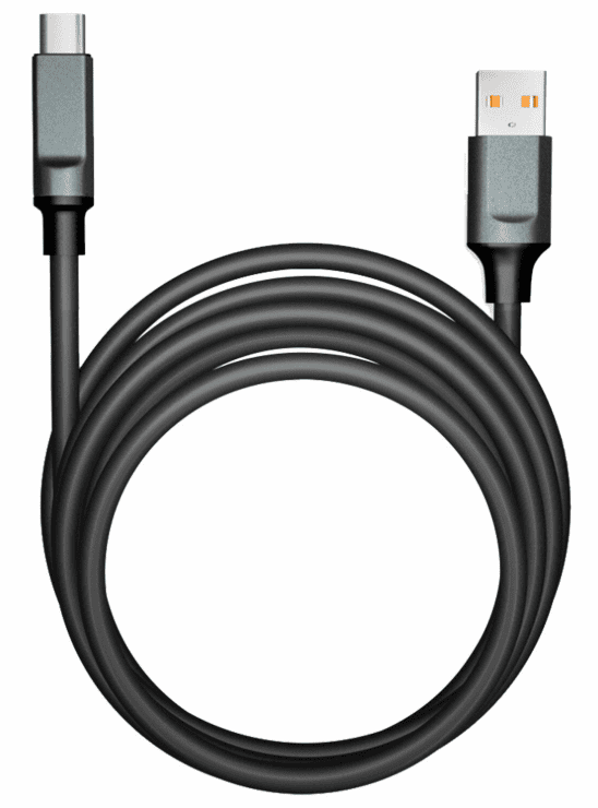 Кабель BOLD USB-Type-C 1м 3А, SMARTBUY, для быстрой зарядки и передачи данных, толстый, черный 18102