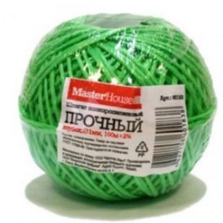 Шпагат ПП 50м Прочный зеленый