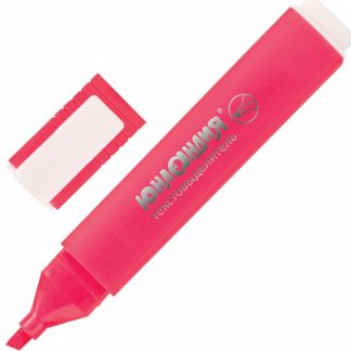 Текстовыделитель ЮНЛАНДИЯ "COLORSTAR", РОЗОВЫЙ, линия 1-4 мм, 151702