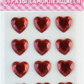 Стразы самокл. «deVENTE. Heart» 8004049 цвет красный