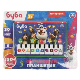 359819 Обучающий планшетик БУБА 150 стихов,песен,звуков.блист.бат. Умка в кор.96шт