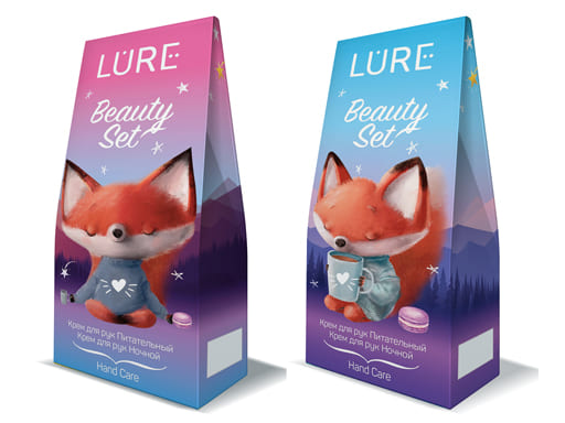 LURE Подарочный набор HAND CARE: BIO-крем для рук Питательный с маслом ши и D-пантенолом 40 мл + BIO