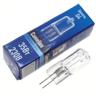 Лампа галогенная Camelion JD G4 220V 35W