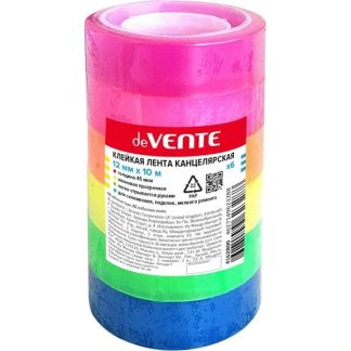 Скотч 12мм х 10м «deVENTE» неоновый 4162800 (цена за 1шт.)