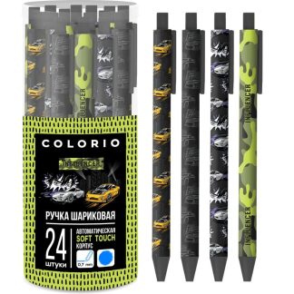Авторучка COKB-UB-130-PVC24 синяя 0,7мм Colorio