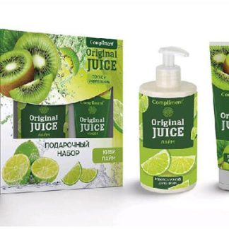 ПН №1490 Compliment Original JUICE КИВИ - ЛАЙМ (Мыло-уход для рук 320мл+Бальзам для рук 100мл)