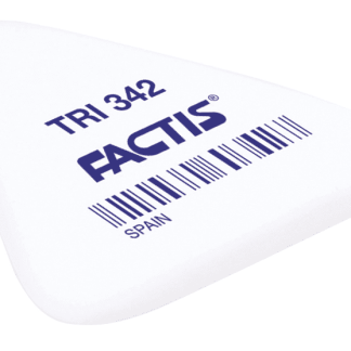 Ластик FACTIS TRI 342 (Испания), 49х45х6мм, ассорти, треугольный, мягкий, PNFTRI342