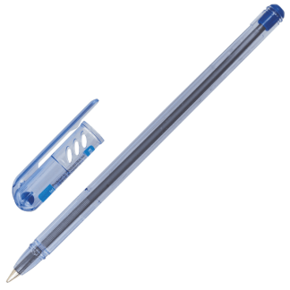 Ручка шариковая синяя масляная PENSAN My-Pen, корпус тонированный синий, 1мм, линия 0,5мм, 2210