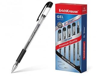Ручка гелевая черная ErichKrause® G-Star® Classic 54538