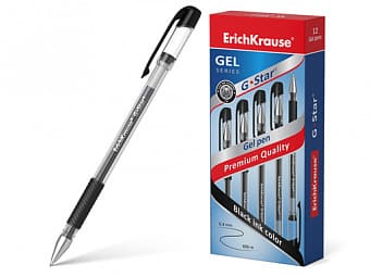 Ручка гелевая черная ErichKrause® G-Star® Classic 54538