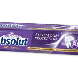 Зубная паста «ABSOLUT» PRO system gum protection 110г(система защиты десен, проф болезней и восп)