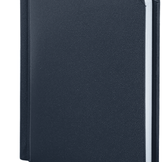 Ежедневник недатированный МАЛЫЙ ФОРМАТ 100x150мм А6 BRAUBERG Select балакрон, 160л, т.синий, 123481