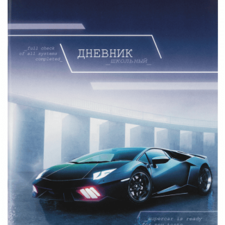 Дневник 1-11 класс 40л, на скобе, ПИФАГОР, обложка картон, Авто, 106815