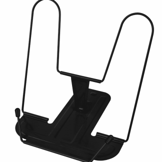Подставка для книг и учебников BRAUBERG LINE+, металлическая, черная, европодвес, 238214