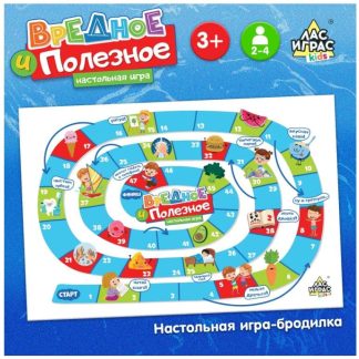 Настольная игра-бродилка "Вредное и полезное" 7644084