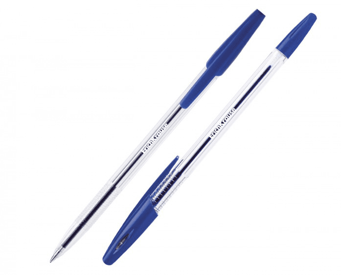 Ручка шариковая синяя Erich Krause R-30146758 Classic Matic&Grip 1мм — изображение 2