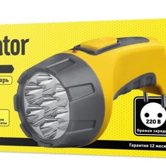 Navigator фонарь ручной NPT-CP04-ACCU(акк. 4V 700Ah) 7св/д,желт.,вилка 220V NPT-CP04-ACCU 94952