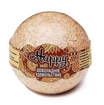 Соль для ванн (бомбочка) Happy, 130 г., ассорти — изображение 2