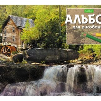 Альбом д/рисования 24л "ECO" А4ф на скобе серия -Ассорти- 058404